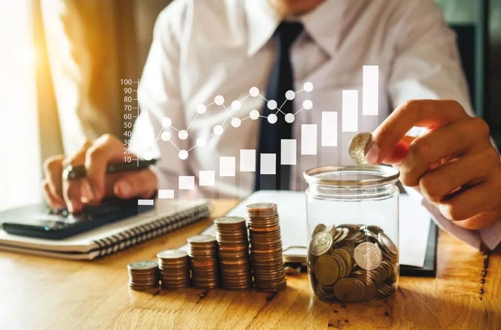 person counting his tax savings by working for large firm in the uk